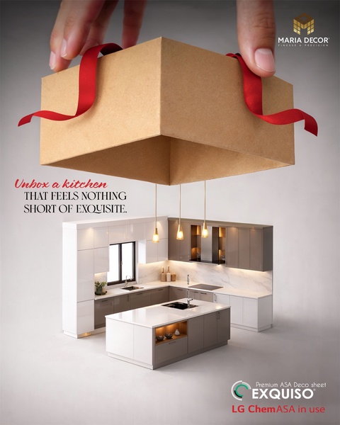 kitchen cabinets, modular kitchen, kitchen design, kitchen remodel, kitchen furniture, cabinet set, product launch, brand awareness, editorial, minimalist, luxurious, warm, neutral, brown, red